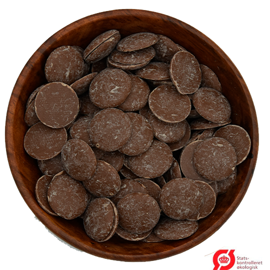 Økologiske chokoladeknapper - Mælk 32% (couverture)