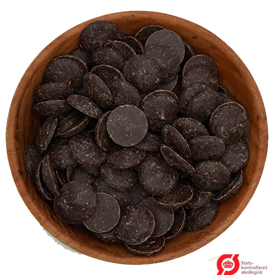 Økologiske  chokoladeknapper - Mørk 81% (couverture)